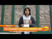 Trujillo: Poeta recomienda autores locales por Día del Libro