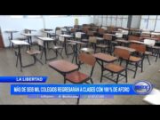 La Libertad: Más de seis mil colegios regresarán a clases con 100% de aforo