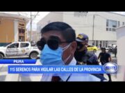 Piura: 115 serenos para vigilar las calles de la provincia