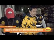 Cajamarca: Hombre fue detenido con 19 ‘ketes’ de clorhidrato de cocaína