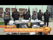 La Libertad: PNP desarticula banda criminal dedicada a robos y sicariato