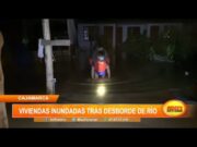 Viviendas inundadas tras desborde de río Mashcon en Cajamarca