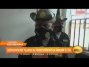 Destruyen dos plantas de procesamiento de minería ilegal en la provincia de Otuzco