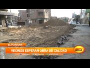 Vecinos del distrito El Porvenir esperan pista de buena calidad