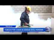 Fumigan hogares por casos de dengue en El Porvenir