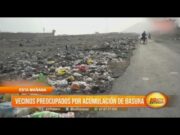 Vecinos de El Milagro preocupados por acumulación de basura