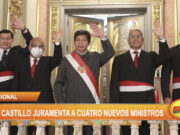 Presidente Castillo juramenta a cuatro nuevos ministros