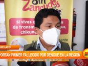 Chiclayo: Reportan primer fallecido por dengue en la región