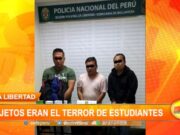 La Libertad: Detienen a sujetos que se habían convertido en el terror de los estudiantes