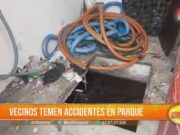 Víctor Larco: Vecinos temen que se produzcan accidentes en parque