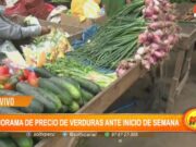 Panorama de precio de verduras ante inicio de semana