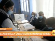 Trujillo: Poca asistencia a capacitación de miembros de mesa