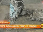 Poste de telefonía a punto de caer pone en riesgo a vecinos de El Porvenir