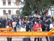 Cajamarca: Disputa de aulas en pedagógico Hno. Victorino Elorz