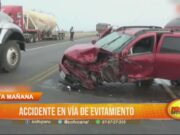 Trujillo: Accidente en vía de Evitamiento