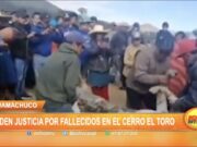 Huamachuco: Piden justicia por fallecidos en el cerro El Toro