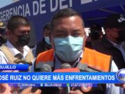 Trujillo: José Ruiz no quiere más enfrentamientos