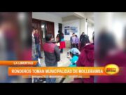 La Libertad: Ronderos toman Municipalidad de Mollebamba