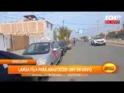 Chiclayo: Larga fila para abastecer GNV en grifo