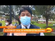 Cajamarca: Elección de local de votación es obligatorio