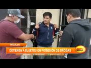 Detienen a sujetos en posesión de drogas en La Libertad