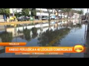 Trujillo: Aniego prejudica a 40 locales comerciales en la Av. Ricardo Palma