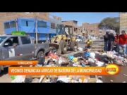 Chiclayo: Vecinos denuncian arrojo de basura en las calles por parte de la municipalidad