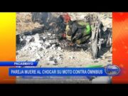 Pacasmayo: Pareja muere al chocar su moto contra ómnibus