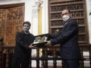 Perú: Presidente Pedro Castillo recibió reliquias de Francisco Bolognesi