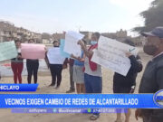 Chiclayo: Vecinos exigen cambio de redes de alcantarillado en José Leonardo Ortiz