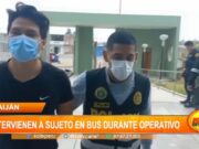 Paiján: Intervienen a sujeto en bus durante operativo