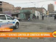 Trujillo: policías y serenos controlan comercio informal