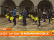 Colegio San Juan se prepara para desfile