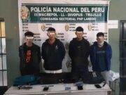 PNP Laredo informa desarticulación de B.D. “Los Wachiturros de Laredo”