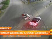 Cajamarca: Mototaxista queda herido al chocar con vehículo
