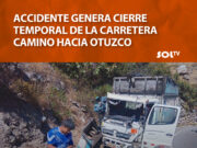 Accidente genera cierre temporal de la carretera camino hacia Otuzco policia-accidente-otuzco