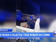 Trujillo: Detienen a sujetos tras robar en combi