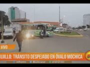 Trujillo: Tránsito despejado en el óvalo Mochica