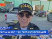 Cajamarca: Incautan más de 17 000 cartuchos de dinamita
