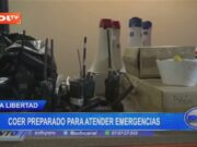 La Libertad: COER preparado para atender emergencias