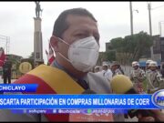 Lambayeque: Gobernador regional descarta participación en compras millonarias del COER