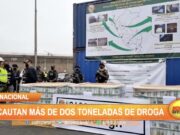 Incautan más de dos toneladas de droga