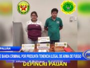 La Libertad: Cae banda criminal por presunta tenencia ilegal de arma de fuego