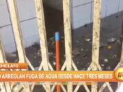 Chiclayo: No arreglan fuga de agua desde hace tres meses