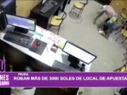 Piura: Roban más de 3 000 soles de local de apuestas