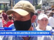 Piura: alcalde insistirá con declaratoria en estado de emergencia