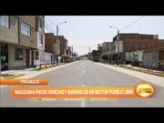 Trujillo: Inauguran pistas, veredas y sardineles en sector Pueblo Libre