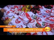 Trujillo: Incrementan ventas de camisetas de la selección
