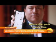 Cajamarca: 400 conductores tienen licencia electrónica