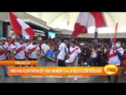 Trujillo: Hinchas alentaron en todo momento a la selección peruana